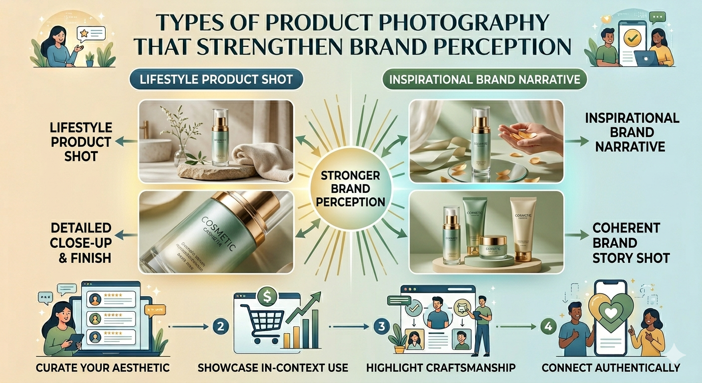 Types of Product Photography That Strengthen Brand Perception