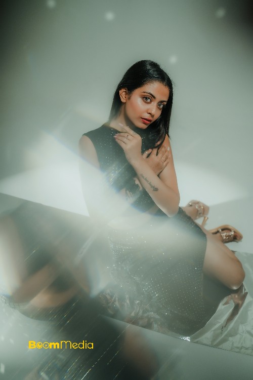 Yadvi Black Dress Highlight Shoot