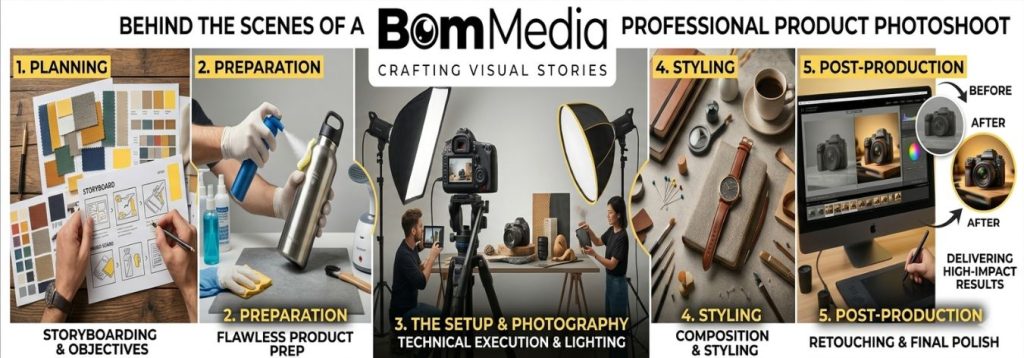 Behind the Scenes of a Professional Product Photoshoot